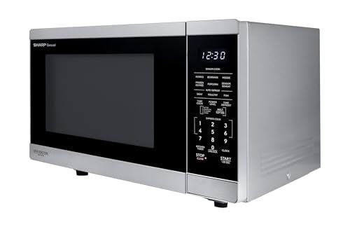 Sharp SMC1464KS 1.4 cu. ft. 1100W Stainless Steel Countertop Microwave Oven