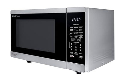 Sharp SMC1464KS 1.4 cu. ft. 1100W Stainless Steel Countertop Microwave Oven