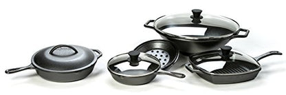 Lodge Round Tempered Glass Lid - Versatile Glass Lid for 15 Inch Skillets, Pans, and Dutch Ovens - Dishwasher Safe and Oven Safe up to 400° - 15 Inch