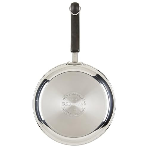Farberware Brilliance Stainless Steel Cookware Set, 10 Piece Pots and Pans Set