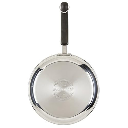 Farberware Brilliance Stainless Steel Cookware Set, 10 Piece Pots and Pans Set