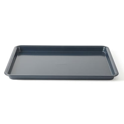 Calphalon Legacy 10-Pieces Nonstick Bakeware Set PFOA-Free, Baking Sheet Set, Baking Pans Set, Carbon Steel Bakeware Pans Collection, High-Heat Oven Safe, for Cookies, Cakes, and Muffins -Navy Blue