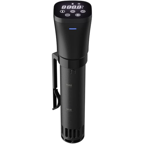 Sous Vide Machine Cooker, Immersion Circulator with Recipe, 1000W, Delay Start Function, Temp and Time Digital Display Control