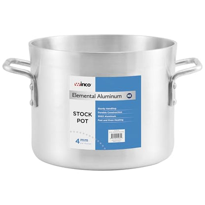 Winco Elemental Aluminum, 8 Qt Stock Pot, 4mm