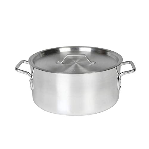 Thunder Group 14 Quart Aluminum Braiser with Lid