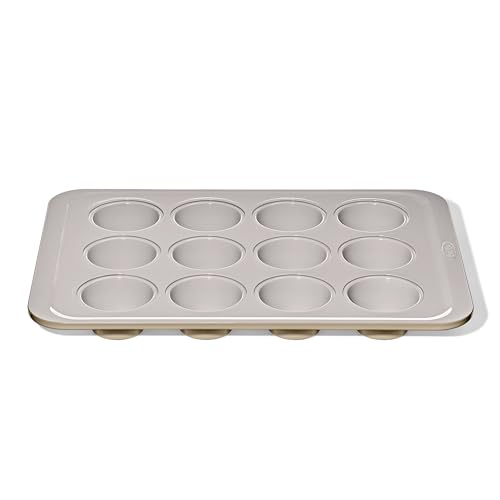 OXO Good Grips Non-Stick Pro Ceramic Coated Metal Bakeware 12 Cup Muffin Pan – Biscuit