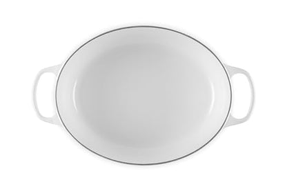 Le Creuset Enameled Cast Iron Signature Oval Dutch Oven, 8 qt., White