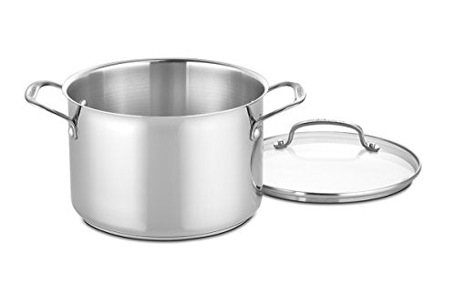 Cuisinart 17-Piece Stainless Steel Cookware Set, Chef's Classic Steel Collection with Pure Aluminum Core for Quick and Even Heat, Cool Grip Handles, Dishwasher Safe, 77-17N