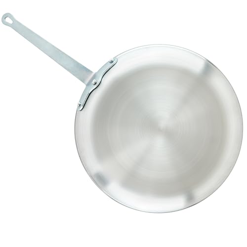 Winco Commercial-Grade Aluminium Fry Pan/Skillet, Mirror Finish, 14"