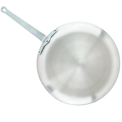 Winco Commercial-Grade Aluminium Fry Pan/Skillet, Mirror Finish, 14"