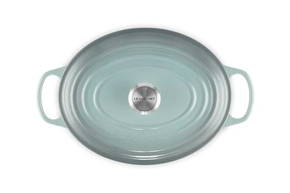Le Creuset Enameled Cast Iron Signature, 9-Piece Cookware Set, Sea Salt