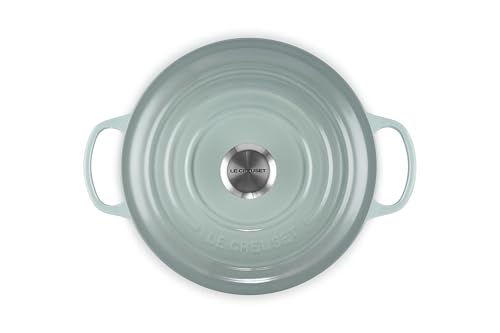 Le Creuset Enameled Cast Iron Signature, 9-Piece Cookware Set, Sea Salt