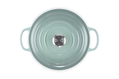 Le Creuset Enameled Cast Iron Signature, 9-Piece Cookware Set, Sea Salt