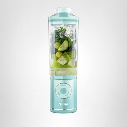 Ninja Blast Max, Portable Blender + Twist & Go, Personal Smoothie, Blend, Ice Crush, 3 Programs, Cordless, 22oz removable Vessel, Dishwasher Safe, Leakproof, Sea Glass, BC251MT