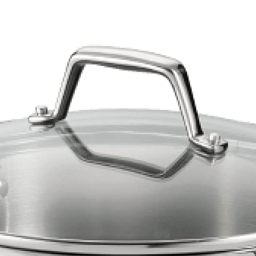 Tramontina Gourmet 5-Quart Steamer Set, Tri-Ply Base Stainless Steel Dutch Oven with Steamer Insert and Glass Lid, Induction-Ready