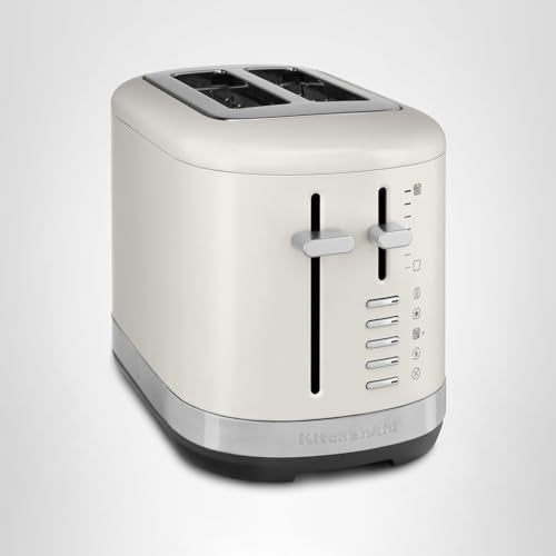 KitchenAid 2 Slice Automatic Toaster with Extra Wide Slots, KMT2109, Porcelain White