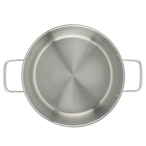 Winco Heavy-Duty Stainless Steel Stock Pot with Cover, 12 Quart