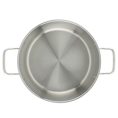 Winco Heavy-Duty Stainless Steel Stock Pot with Cover, 12 Quart