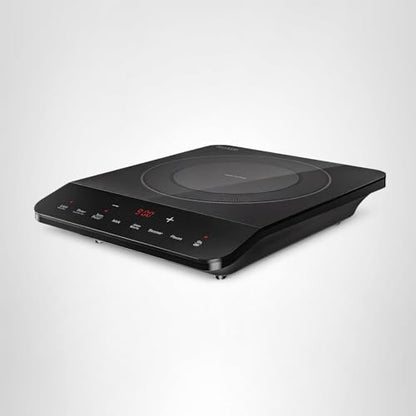 Empava Portable Induction Hot Plate Cooktop, Single 1 Burner Countertop Cooker, 3 Preset Modes, Shatter-proof Flat Glass Top, 110~120 Volt Plug in Electric Stove for Kitchen, Outdoor Camping, RV