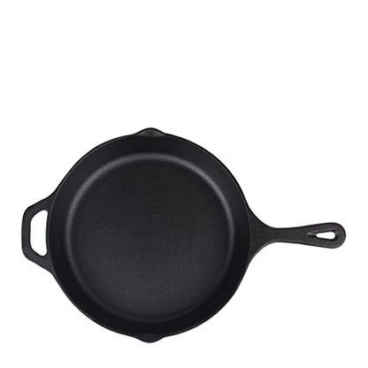 Home VSS Large Pre-Seasoned Cast iron Skillet 15" single handle,Commercial grade Outdoor Camping cooking tool,Pizza, Frying pan can use on Open fire,Grill,Stovetop,Induction,Oven.