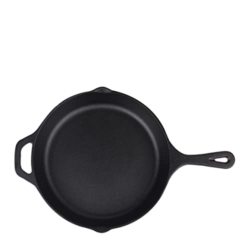 Home VSS Large Pre-Seasoned Cast iron Skillet 15" single handle,Commercial grade Outdoor Camping cooking tool,Pizza, Frying pan can use on Open fire,Grill,Stovetop,Induction,Oven.