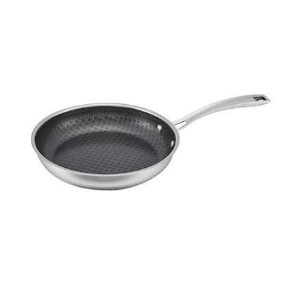 Cuisinart FusionPlus Hybrid Stainless Steel Cookware, 8-inch Skillet with PFAS-Free PURELYSEAR Ceramic Technology, Scratch Proof, Cool Grip Handles, Dishwasher Safe