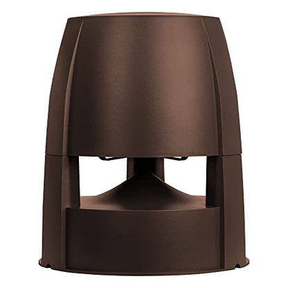 OSD Forza 8" Omni Outdoor Speaker, 200W, 360 Degree Sound Dispersion, IP65 Weather Resistant Landscape Speaker, Bronze, Single