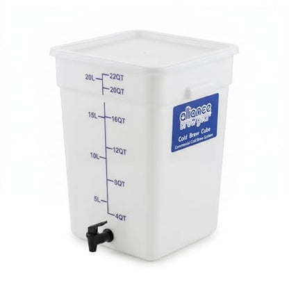 Cold Brew Cube, 5 Gallon Cold Brew Maker, Dual Filtration, Low Acid Brewer