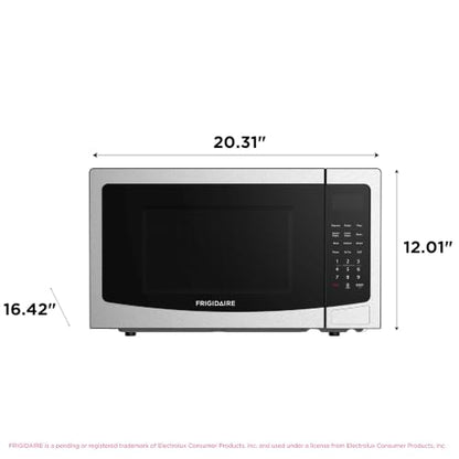 FRIGIDAIRE 1.2 cu ft Microwave, Digital Air Fryer, Convection Oven, Combo-Fry with XL Capacity, Stainless Steel Finish