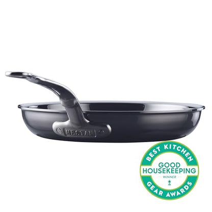 Hestan NanoBond Molecular Titanium Frying Pan, 11-Inch - PFAS-Free Stainless Steel Skillet, 4x Stronger, 1050°F Safe, Induction Compatible, Handcrafted Italy