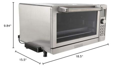 Cuisinart TOB-135N Deluxe Convection Toaster Oven Broiler, Brushed Stainless