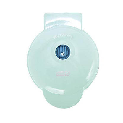Dash Mini Maker Set - Customized Treat Maker - Supports Multi-Function Cooking - Easy Cleanup and User-Friendly Design - White, Aqua & Red - Waffle, Grill & Griddle Irons