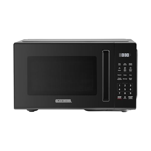 BLACK+DECKER Countertop Microwave Oven, 0.9 Cu.Ft,900W,Child Safety,Black