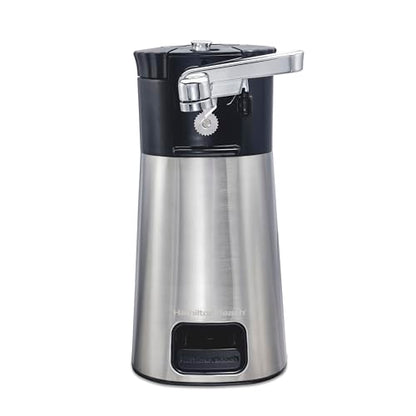 Hamilton Beach OpenStation Electric Automatic Can Opener for Kitchen with Multi Tool and Bottle and Jar Opening Tools, Auto Shutoff, Cord Storage, and Sure Cut Technology, Stainless Steel (76382)