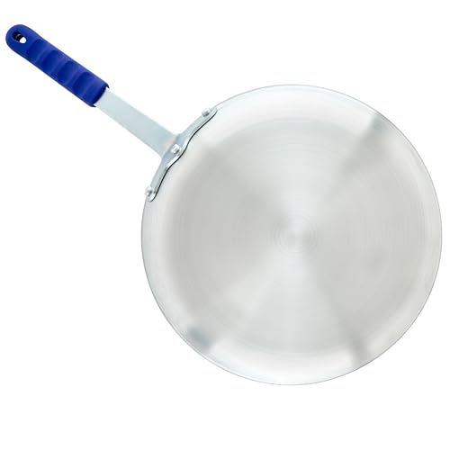 Winco Commercial-Grade Aluminium Fry Pan/Skillet, Natural Finish with Cool Touch Handle, 14"