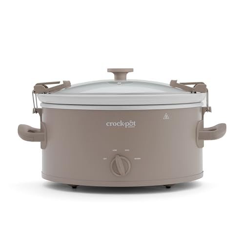Crock-Pot® Design Series 6-Quart Manual Slow Cooker, Alpaca Brown