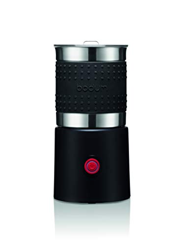 Bistro 13.5oz Bistro Barista Electric Milk Frother, Automatic Temperature Control, Boil-Dry Protection, Black