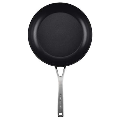 KitchenAid Hard Anodized Induction Nonstick Fry Pan/Skillet with Lid, 10 Inch, Matte Black