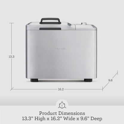 Breville BBM800XL Custom Loaf Bread Maker Machine, Brushed Stainless Steel