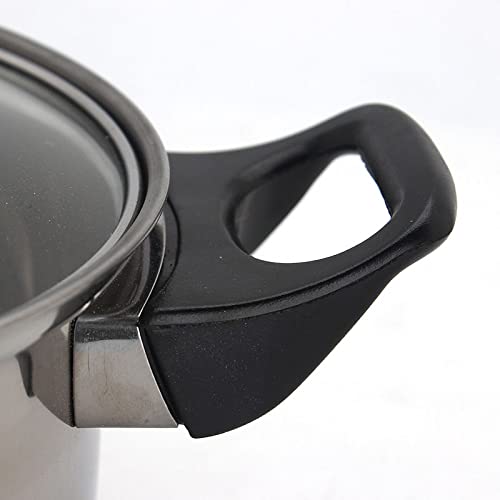 Simpli-Magic 12 Piece Stainless Steel Cookware Set, Silver