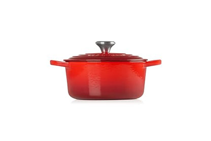 Le Creuset Enameled Cast Iron Signature Round Dutch Oven, 2 qt., Cerise
