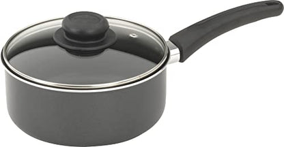 GoodCook Everyday Nonstick Sauce Pan w/Lid, 2 Quart, Black