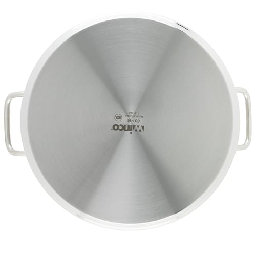 Winware Stainless Steel 16 Quart Stock Pot with Cover, Silver