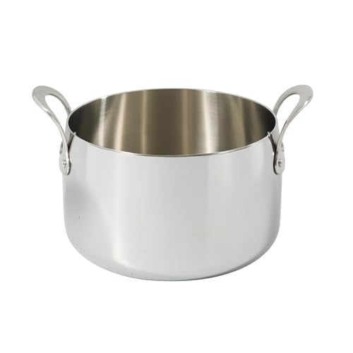 Bloomhouse - Two Time Oprah's Favorite Things Winner - 8 Quart Tri-Ply Stainless Steel Stock Pot with Lid – Dutch Oven, Oven Safe, Dishwasher Safe
