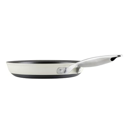 Anolon Achieve Hard Anodized Nonstick Cookware Pots and Pans Set, 9 Piece - Cream