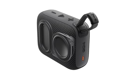 JBL Go 4 - Ultra-Portable, Waterproof and Dustproof Bluetooth Speaker, Big JBL Pro Sound with Punchy bass, 7-Hour Built-in Battery, Made in Part with Recycled Materials (Blue)