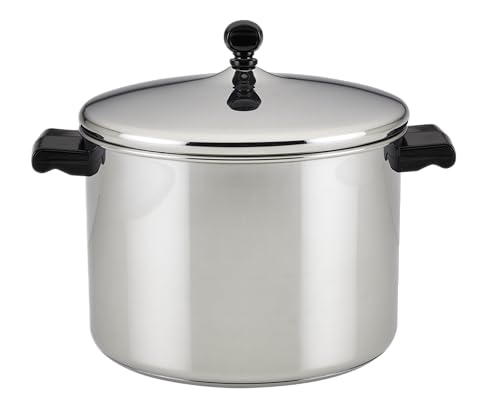 Farberware Classic Series Stainless Steel Stock Pot with Lid, 8-Quart, Silver