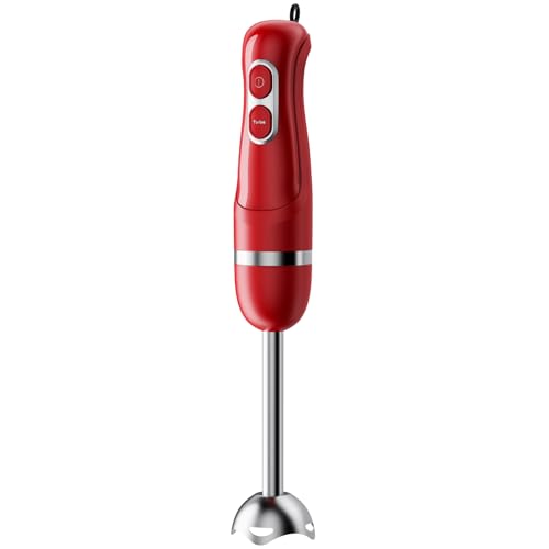 Immersion Blender Corded Hand Blenders 400 Watts Emulsifier Blending Soup
