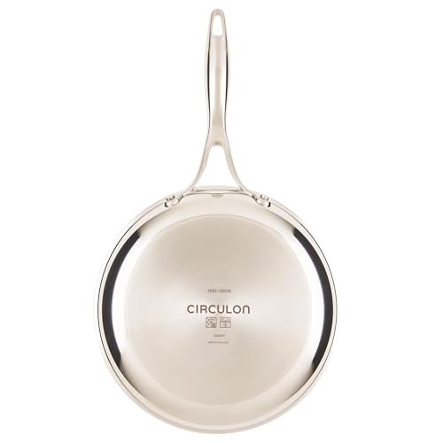 Circulon C1 Series Stainless Steel Nonstick Cookware Set - 11-Piece – Induction Pots & Pans Set with ScratchDefense, Metal Utensil Safe