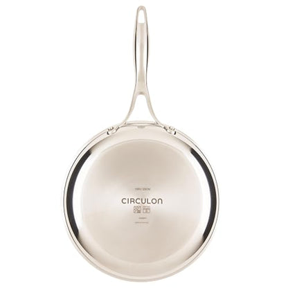 Circulon C1 Series Stainless Steel Nonstick Cookware Set - 11-Piece – Induction Pots & Pans Set with ScratchDefense, Metal Utensil Safe